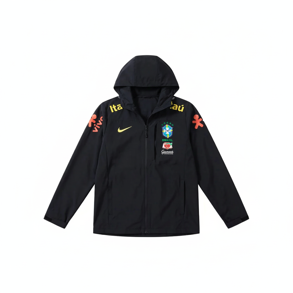 Veste Imperméable du Brésil Noir