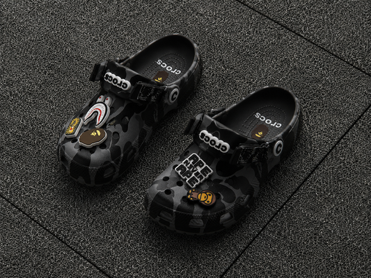 Crocs Bape Camo Custom Black